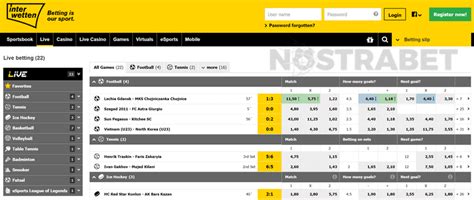 Live betting at Interwetten .